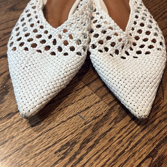 Jeffrey Cambell white woven mules size 10 - Picture 5 of 6